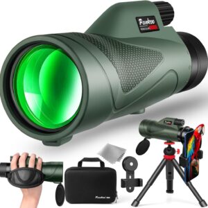 12x60 HD Monocular Telescope for Adults high Powered | Comes with Smartphone Adapter Tripod Hand Strap | Suitable for Bird Watching Sports Hiking Traveling